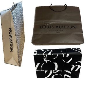 Louis Vuitton, Nordstrom’s & Saks- Shopping Bags